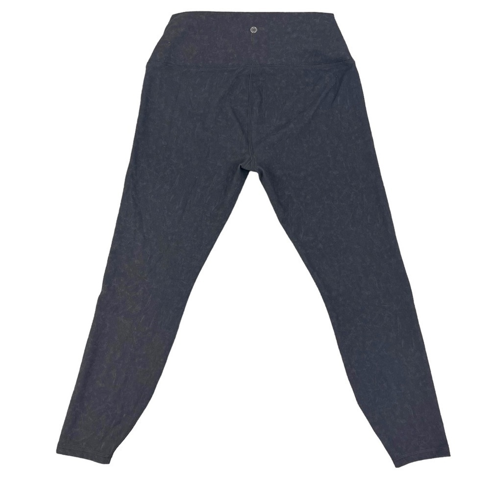 Gaiam Gray Patterned Cropped Yoga Leggings Medium - image 2